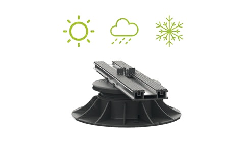 jak ułożyć legary na tarasie pod płytki tarasowe na wspornikach regulowanych.jpg